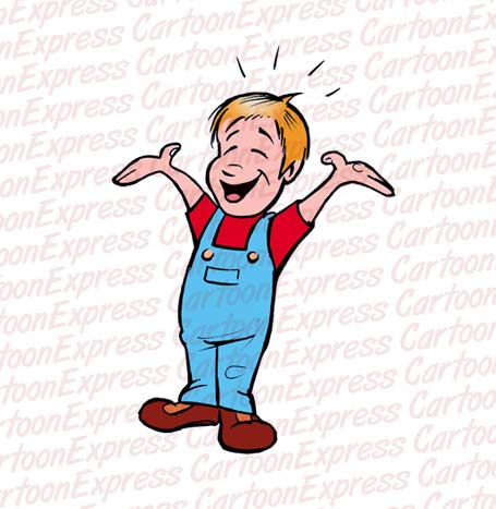 boy exclaiming